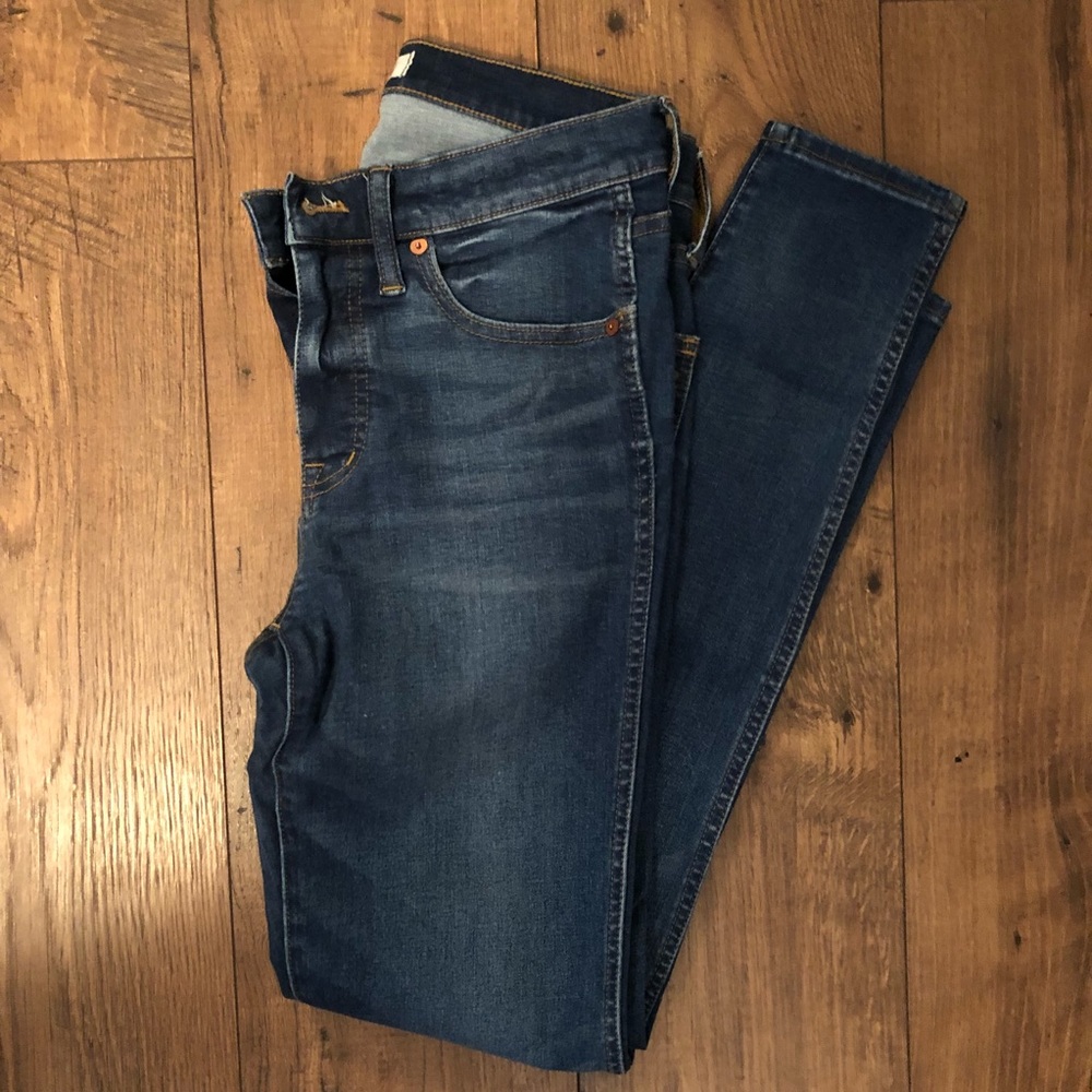 MADEWELL 28 TALL 9IN HIGH RISE SKINNY JEANS